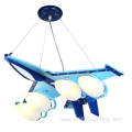 Aircraft Kids Pendant Light Resin For Children